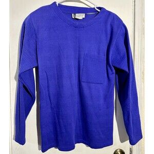 Vintage SK & Company Early 80s Bomber Blouse Shirt Size M